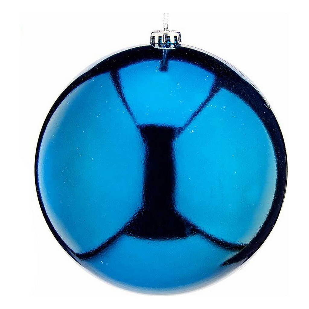 Bola de Navidad Ø 20 cm Azul Plástico