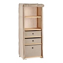 Estantería Kipit MH10228CF-2 Marrón Beige Madera 28 x 113 x 42 cm