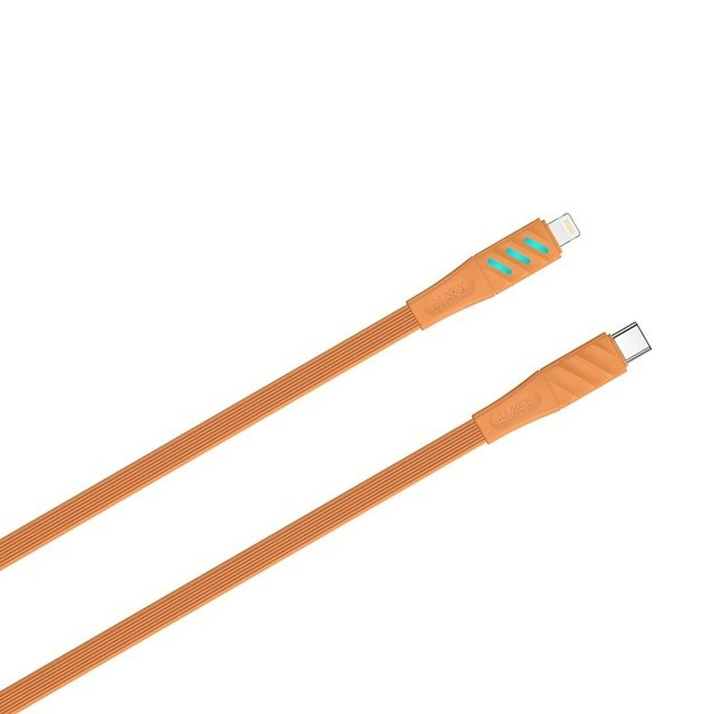 USB-C to Lightning Cable Havit CB6255 Orange 1 m