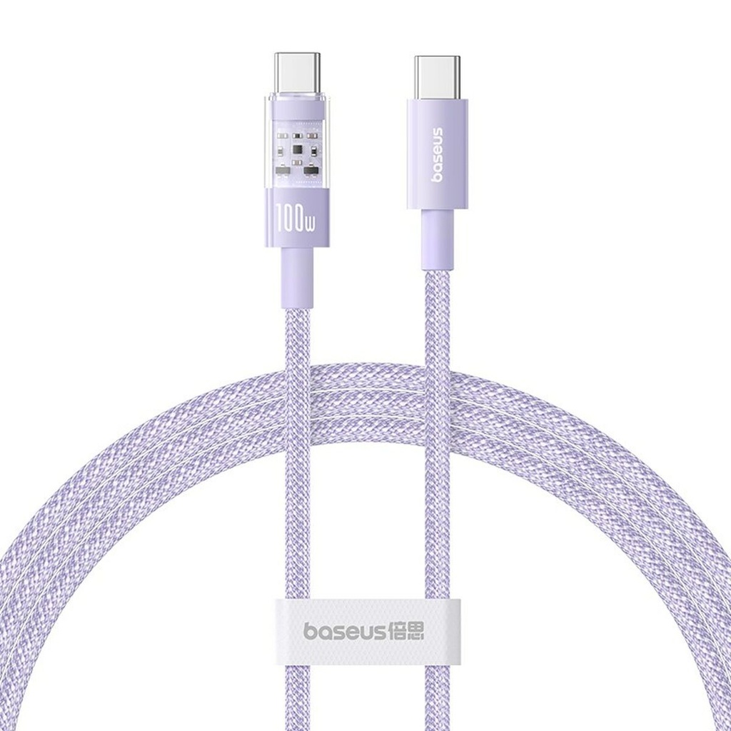 USB-C to USB-C Cable Baseus P10373000511-00 Purple 1 m
