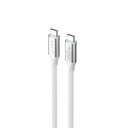 Cable USB-C a USB-C Havit CB6290 Blanco Gris 1 m