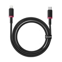 Cable USB-C a Lightning Baseus P10377800U01-01 Negro Rojo 1 m
