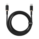 Cable USB-C a Lightning Baseus P10377800U01-02 Negro Oro 2 m