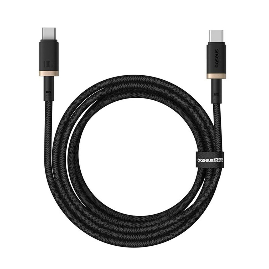 Cable USB-C a USB-C Baseus P10377803U01-02 Negro Oro 2 m