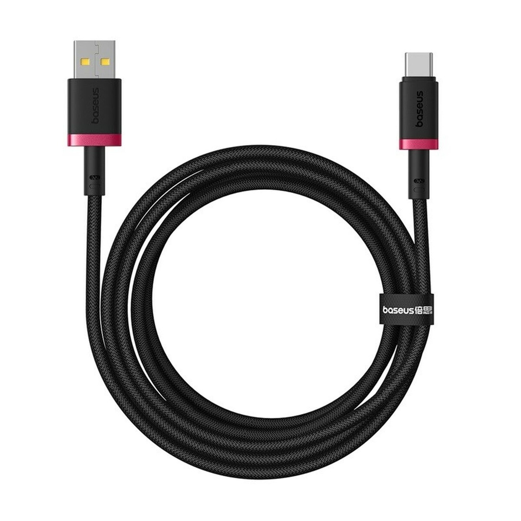 USB A to USB-C Cable Baseus P10377802U01-03 Black Red 2 m