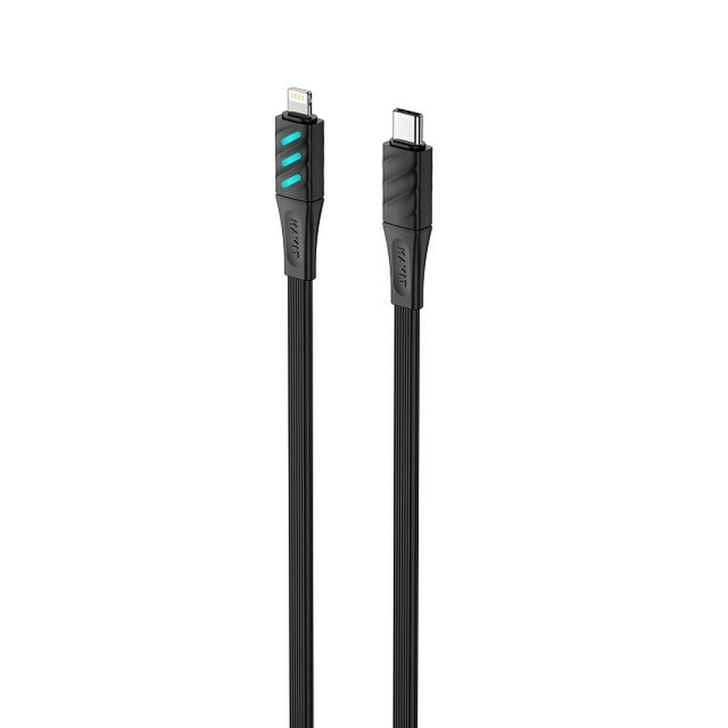Cable USB-C a Lightning Havit CB6255 Negro 1 m