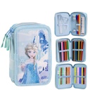 School Case with Accessories Frozen Dark blue 41 x 58 x 3 cm