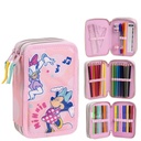 School Case with Accessories Minnie Mouse Pink 41 x 58 x 3 cm