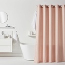 Shower Curtain TODAY Pink Rose Polyester 180 x 200 cm (12 Units)