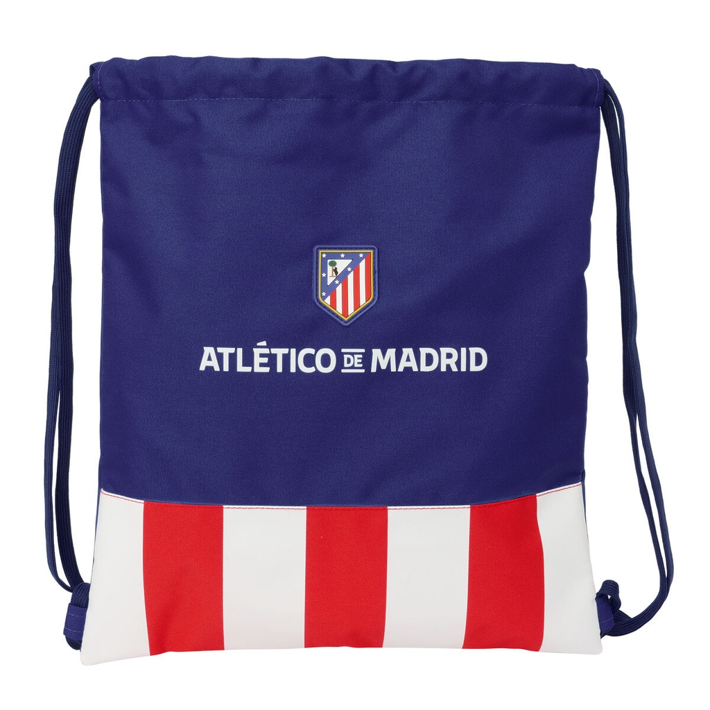Bolsa Mochila con Cuerdas Atlético Madrid Azul Blanco Rojo 35 x 40 x 1 cm