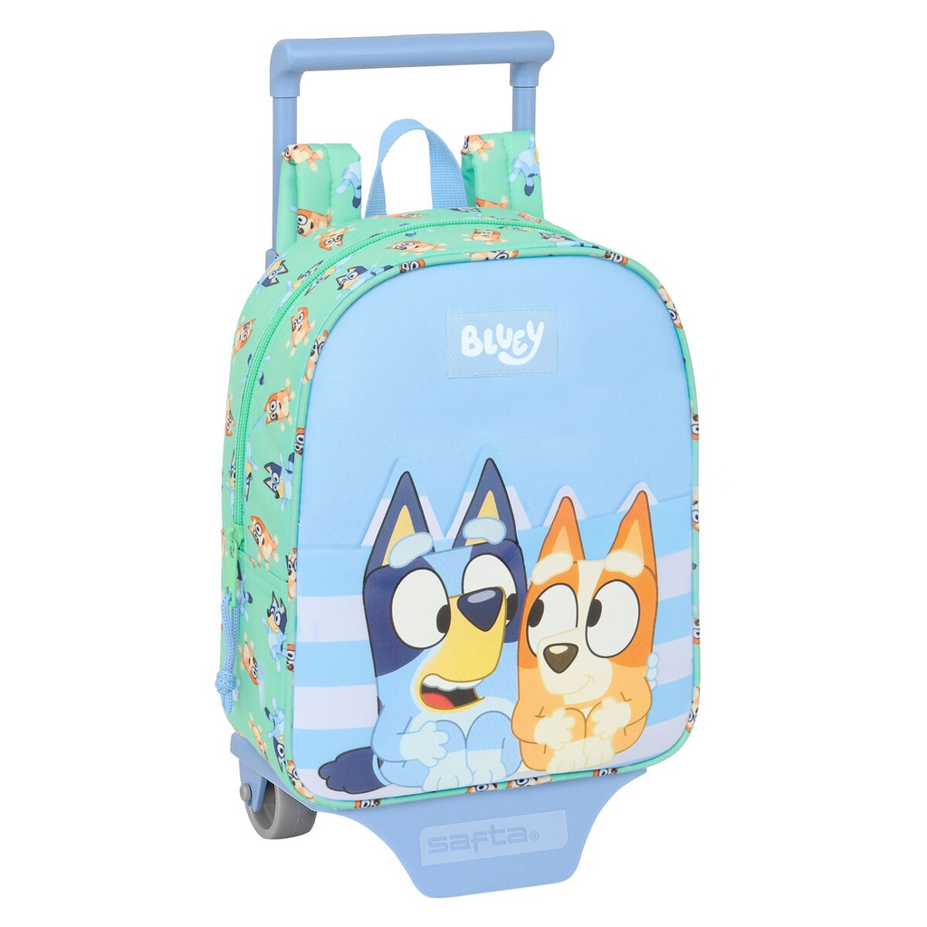 School Bag Bluey Sisters Green 22 x 27 x 10 cm