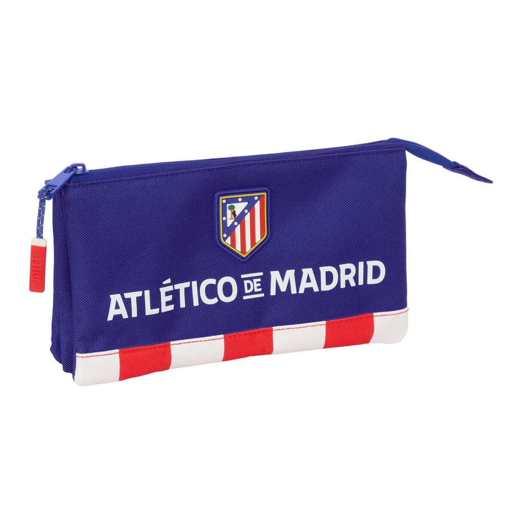 Triple Carry-all Atlético Madrid Blue White Red 22 x 12 x 3 cm