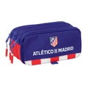 Portatodo Triple Atlético Madrid Azul Blanco Rojo 21,5 x 10 x 8 cm