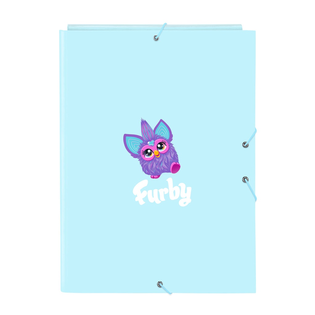 Carpeta Furby Azul cielo A4