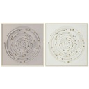 Canvas Home ESPRIT polystyrene Canvas 100 x 3,5 x 100 cm