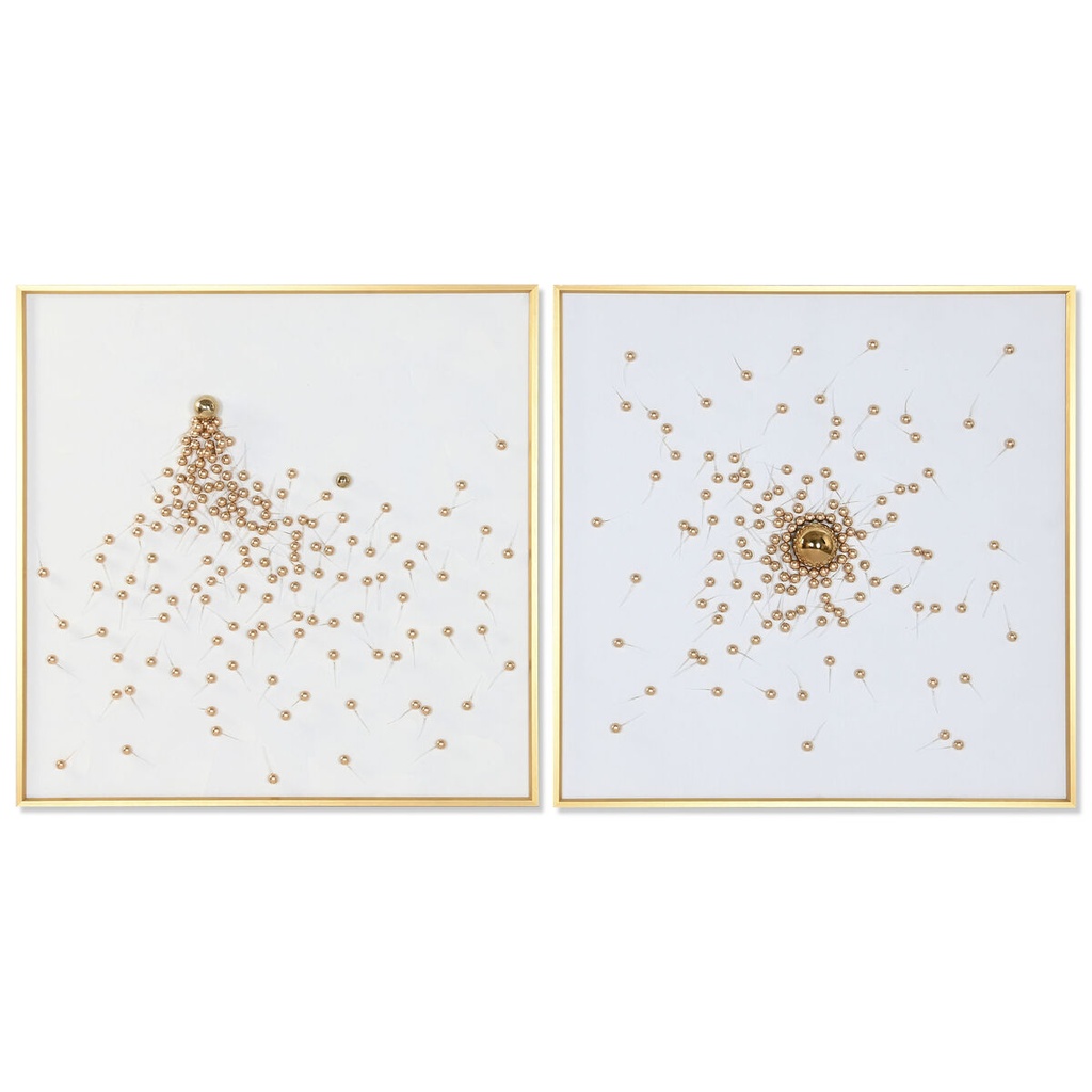 Canvas Home ESPRIT polystyrene Canvas 100 x 3,5 x 100 cm