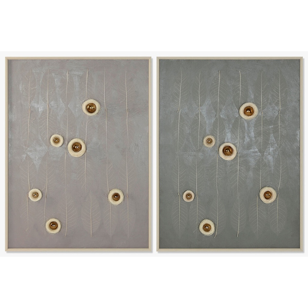 Canvas Home ESPRIT polystyrene Canvas 90 x 3,5 x 120 cm