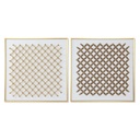 Lienzo Home ESPRIT Poliestireno Lienzo 100 x 3,5 x 100 cm