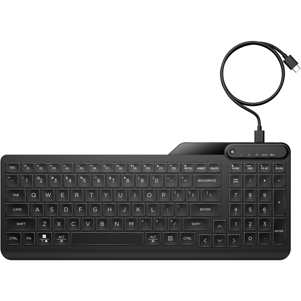 Teclado HP 7N7C1AA Negro Qwerty US