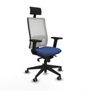 Silla de Oficina Piqueras y Crespo 2D066G1 Azul marino