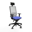 Silla de Oficina Piqueras y Crespo 1D066G1 Azul claro