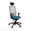Silla de Oficina Piqueras y Crespo 1D066G1 Verde petróleo