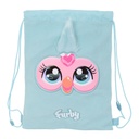 Backpack with Strings Furby Sky blue 26 x 34 x 1 cm