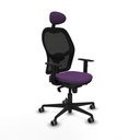 Silla de Oficina con Cabecero Piqueras y Crespo 1D036G1 Morado