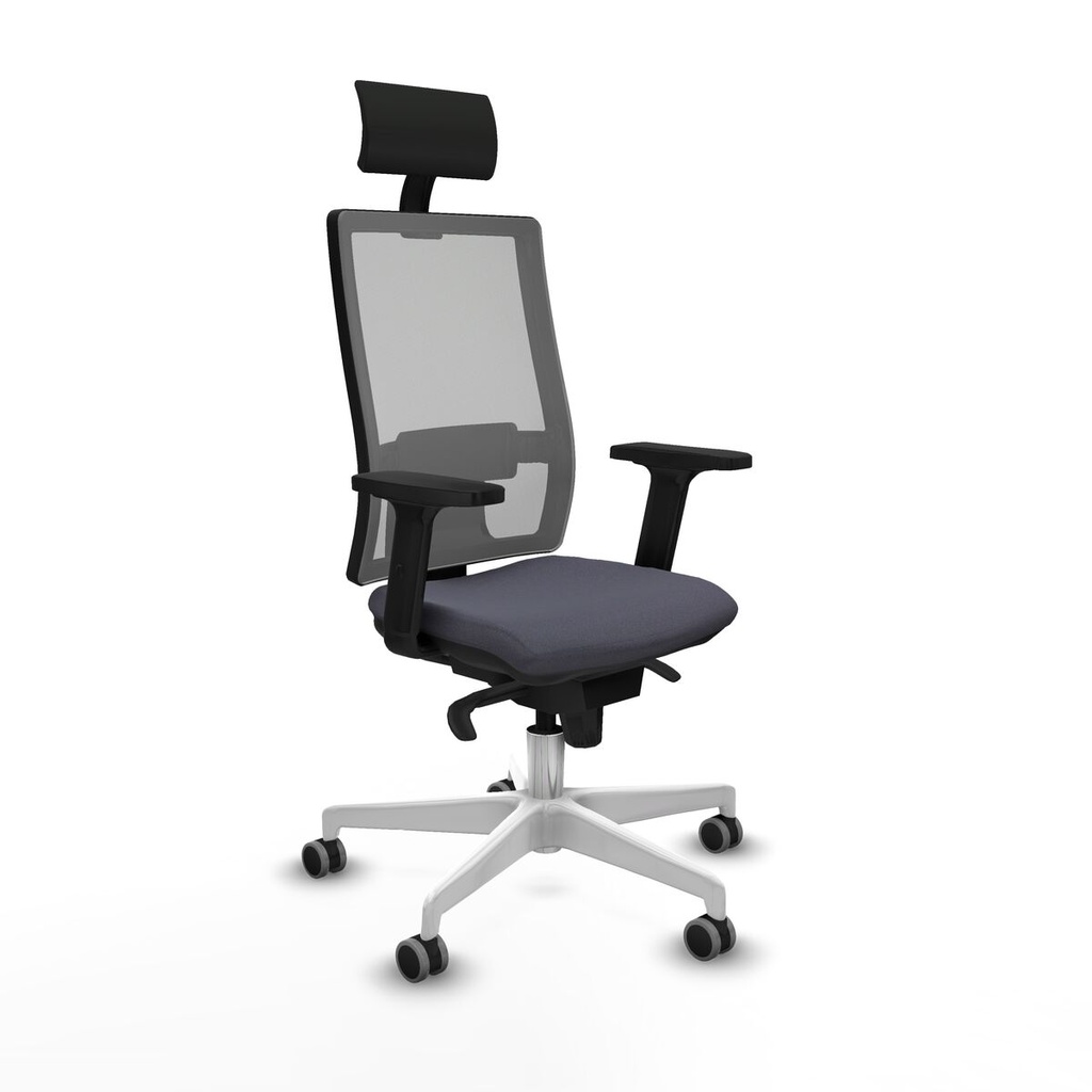 Office Chair with Headrest Piqueras y Crespo 2D026G1 Dark grey