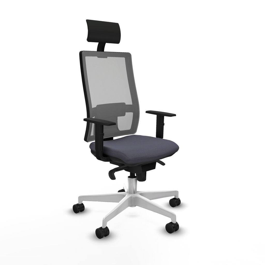 Office Chair with Headrest Piqueras y Crespo 1D026N1 Dark grey