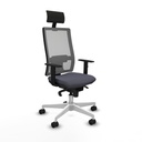 Office Chair with Headrest Piqueras y Crespo 1D026N1 Dark grey