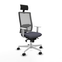 Office Chair with Headrest Piqueras y Crespo 4B026N1 Dark grey