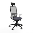 Office Chair with Headrest Piqueras y Crespo 4B066G1 Dark grey