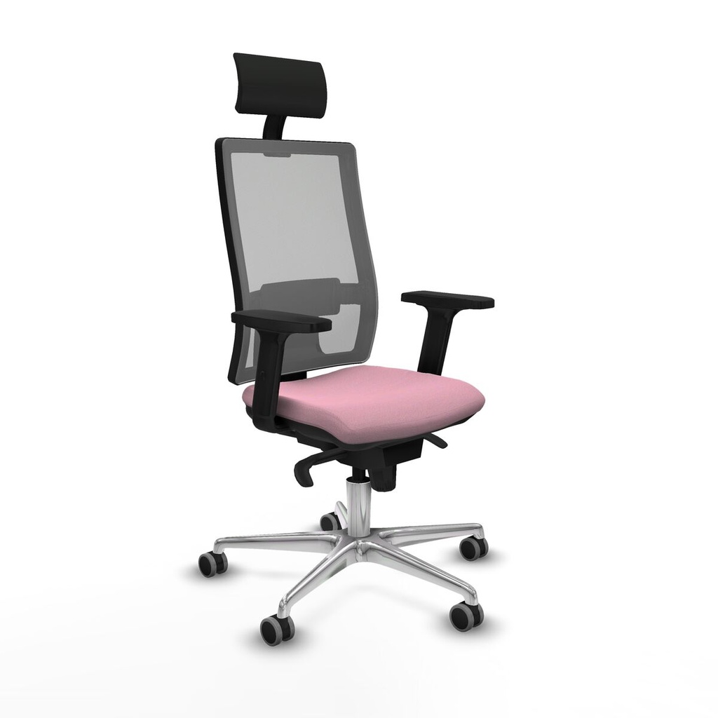 Silla de Oficina con Cabecero Piqueras y Crespo 2D086G1 Rosa