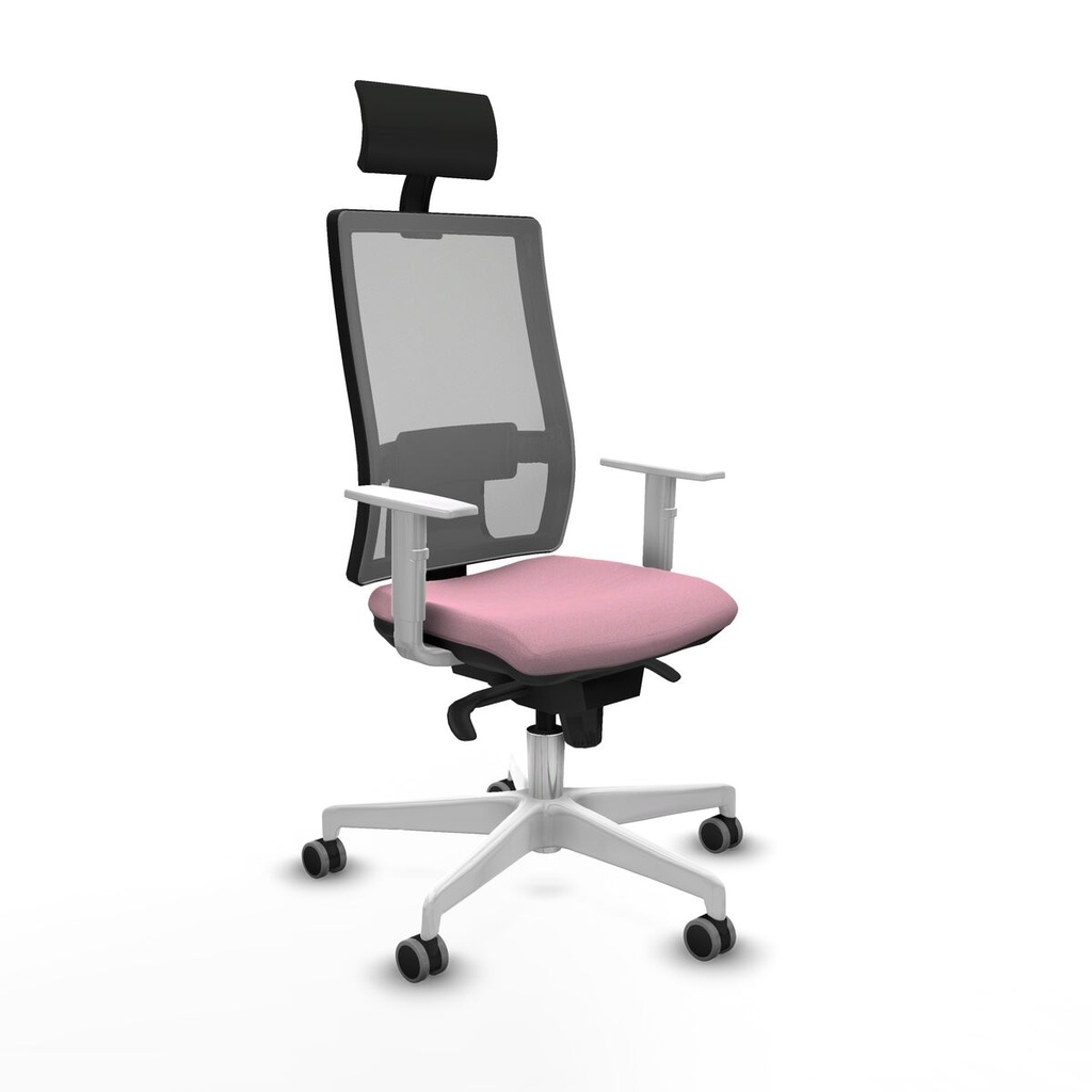 Silla de Oficina con Cabecero Piqueras y Crespo 4B026G1 Rosa