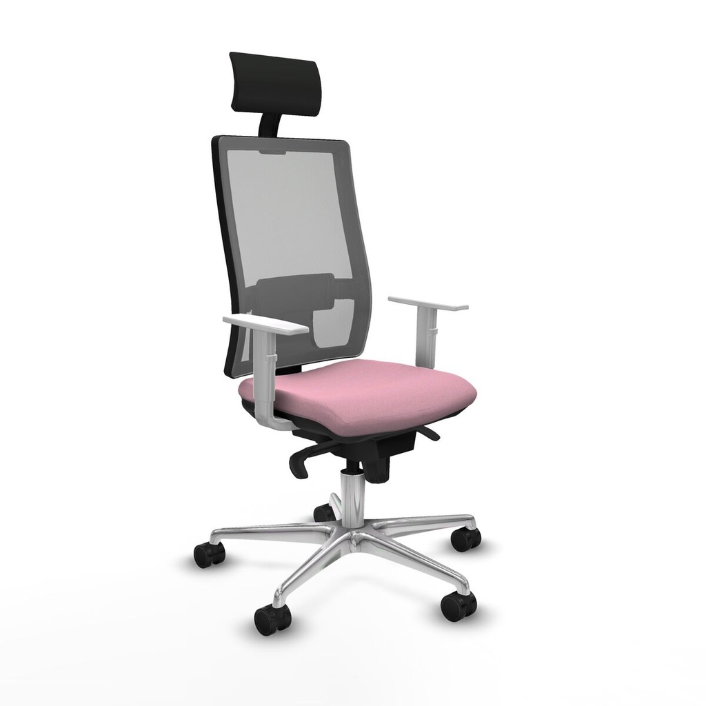 Silla de Oficina con Cabecero Piqueras y Crespo 4B086N1 Rosa