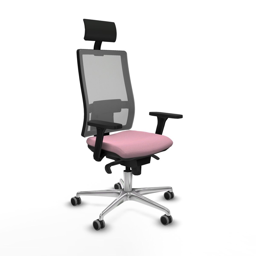Silla de Oficina con Cabecero Piqueras y Crespo 3D086G1 Rosa