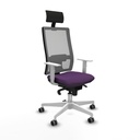 Silla de Oficina con Cabecero Piqueras y Crespo 4B026G1 Morado
