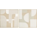 Painting Home ESPRIT polystyrene 90 x 3,8 x 90 cm