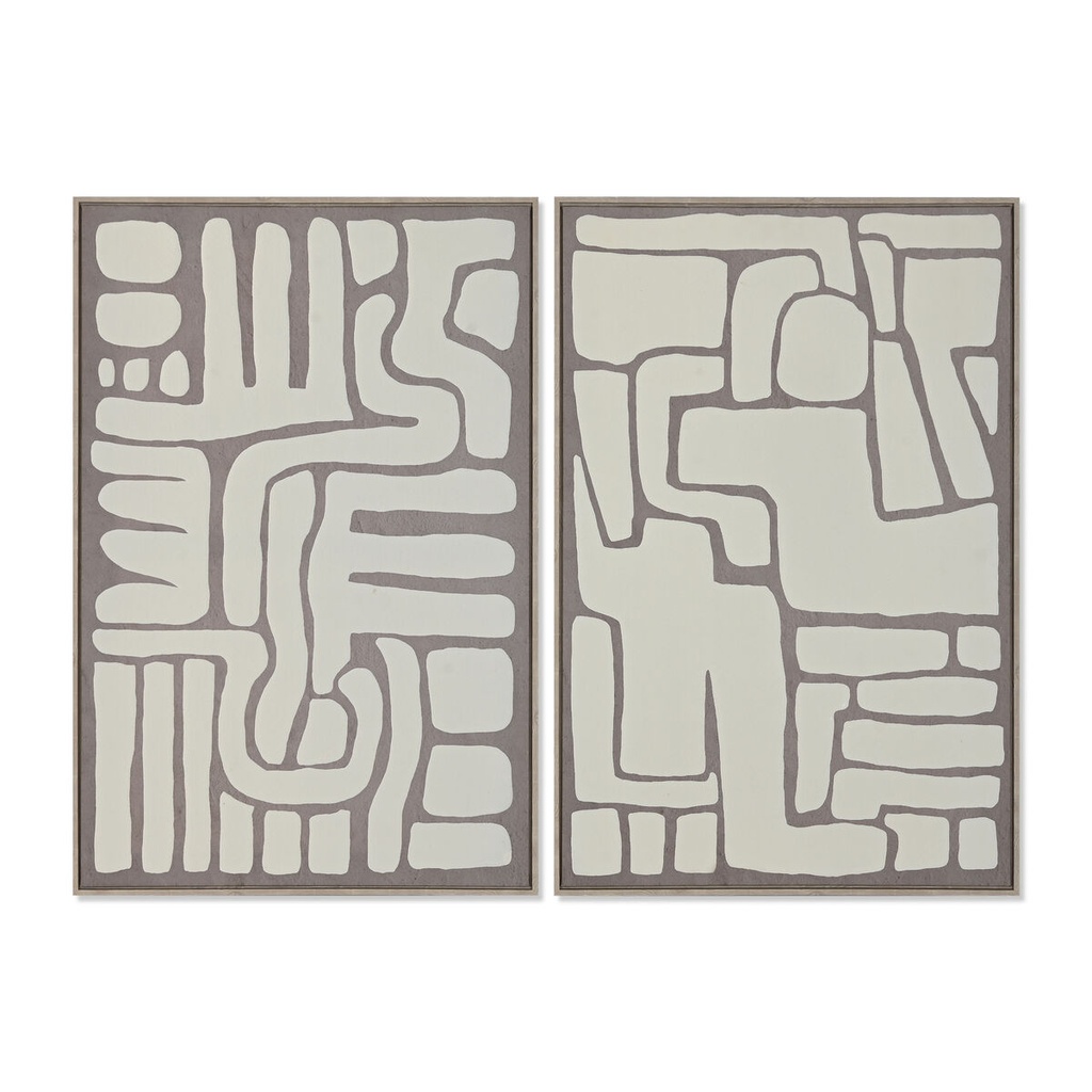 Canvas Home ESPRIT polystyrene Canvas 60 x 3 x 90 cm