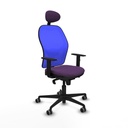 Silla de Oficina con Cabecero Jorquera Piqueras y Crespo 1D036G1 Morado