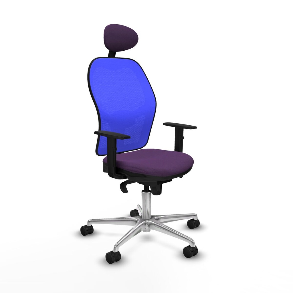 Silla de Oficina con Cabecero Jorquera Piqueras y Crespo 1D086N1 Morado