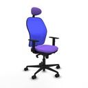 Silla de Oficina con Cabecero Jorquera Piqueras y Crespo 1D036N1 Lila