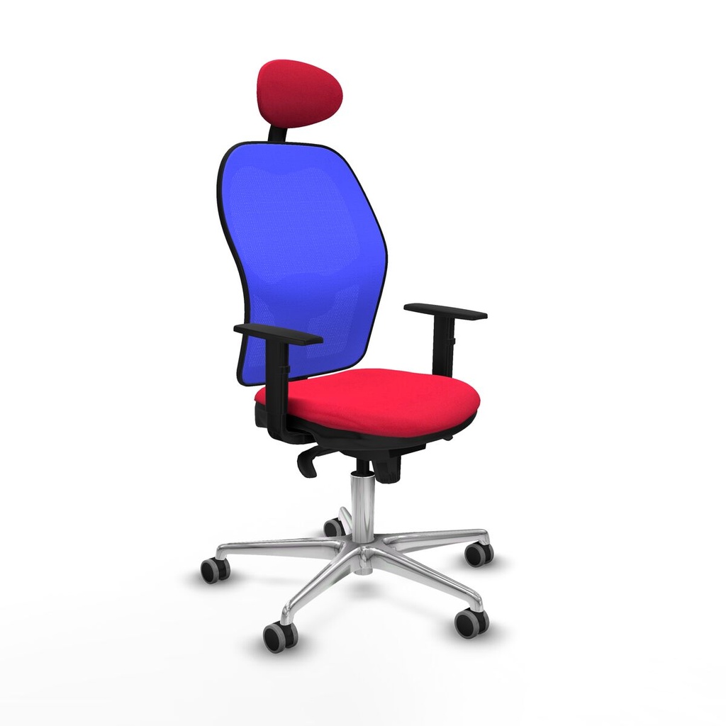 Silla de Oficina con Cabecero Jorquera Piqueras y Crespo 1D086G1 Rojo