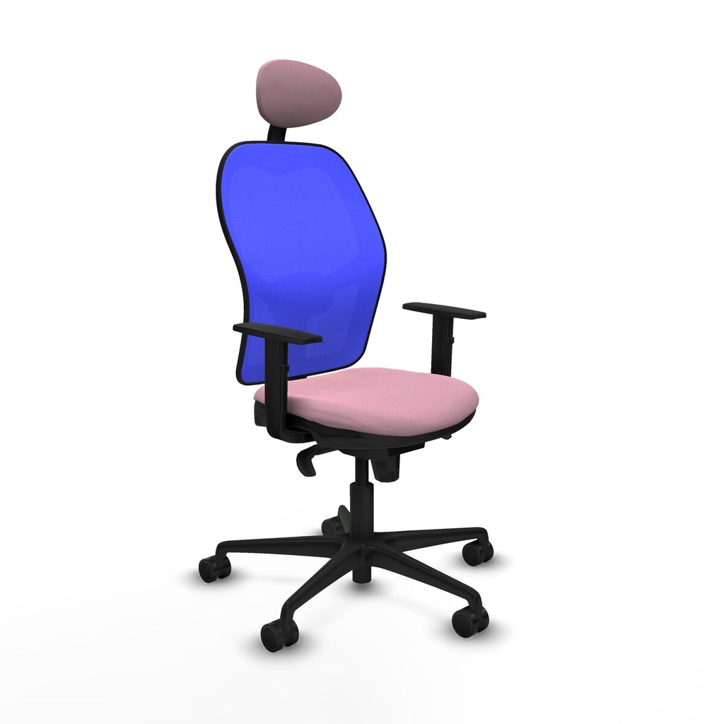 Office Chair with Headrest Jorquera Piqueras y Crespo 1D036N1 Pink