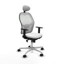 Silla de Oficina con Cabecero Jorquera Piqueras y Crespo 1D086N1 Blanco