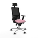 Silla de Oficina con Cabecero Piqueras y Crespo 2D086G1 Rosa
