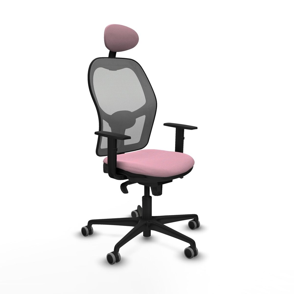 Office Chair with Headrest Jorquera Piqueras y Crespo 1D036G1 Pink