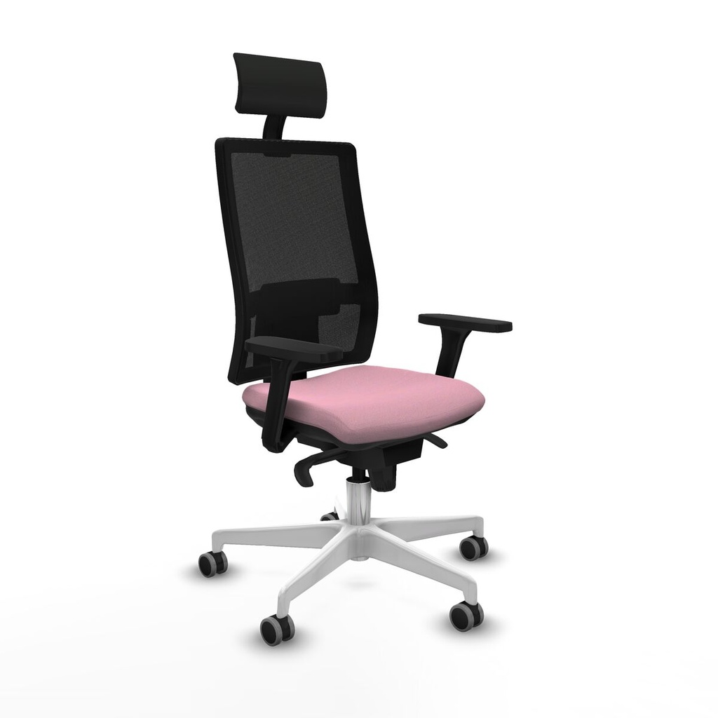 Office Chair with Headrest Piqueras y Crespo 3D026G1 Pink