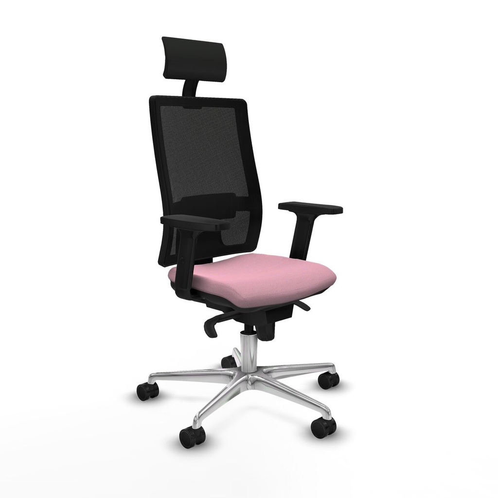 Silla de Oficina con Cabecero Piqueras y Crespo 2D086N1 Rosa